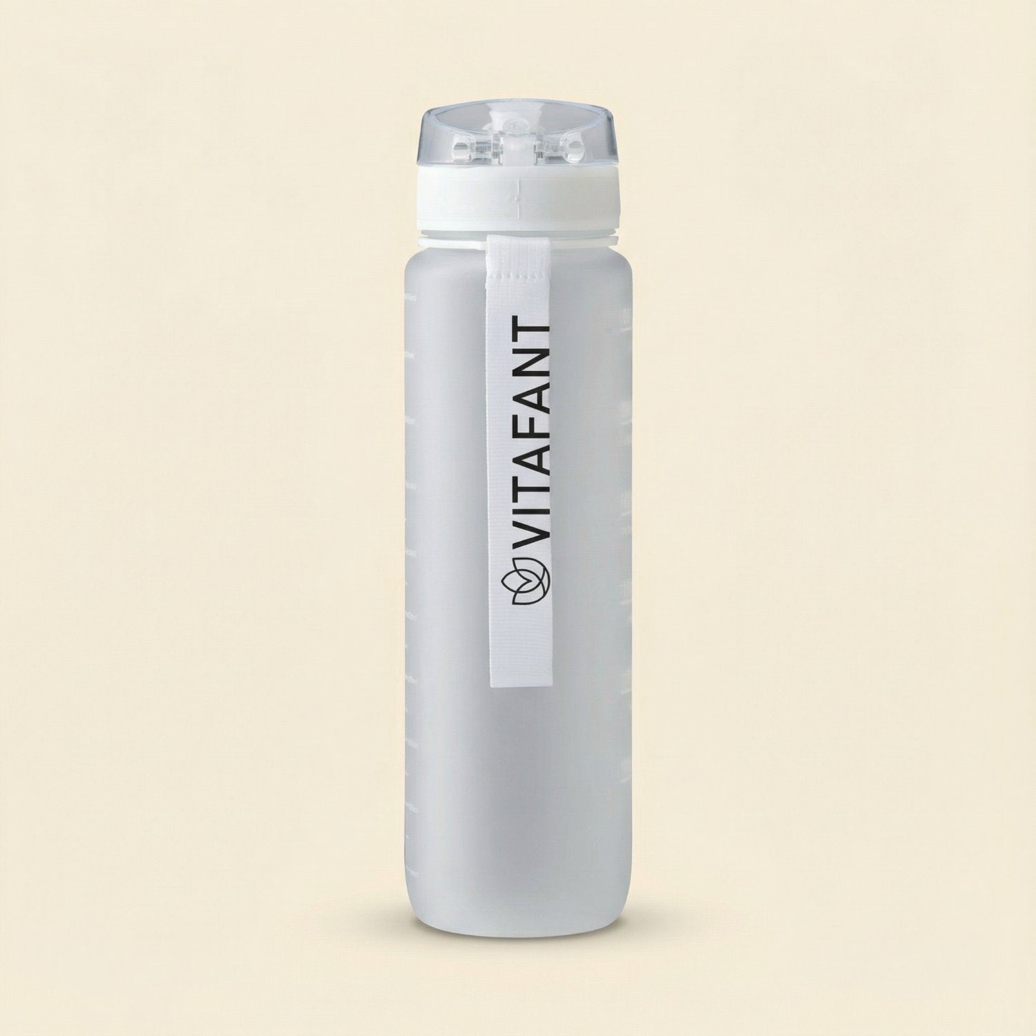 Wasserflasche mit Füllstandsskala (1 Liter) – Vitafant