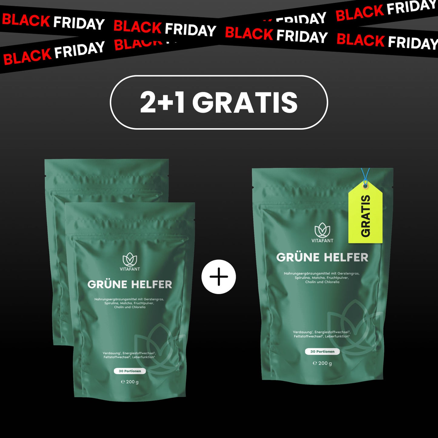 Grüne Helfer 2+1 Gratis
