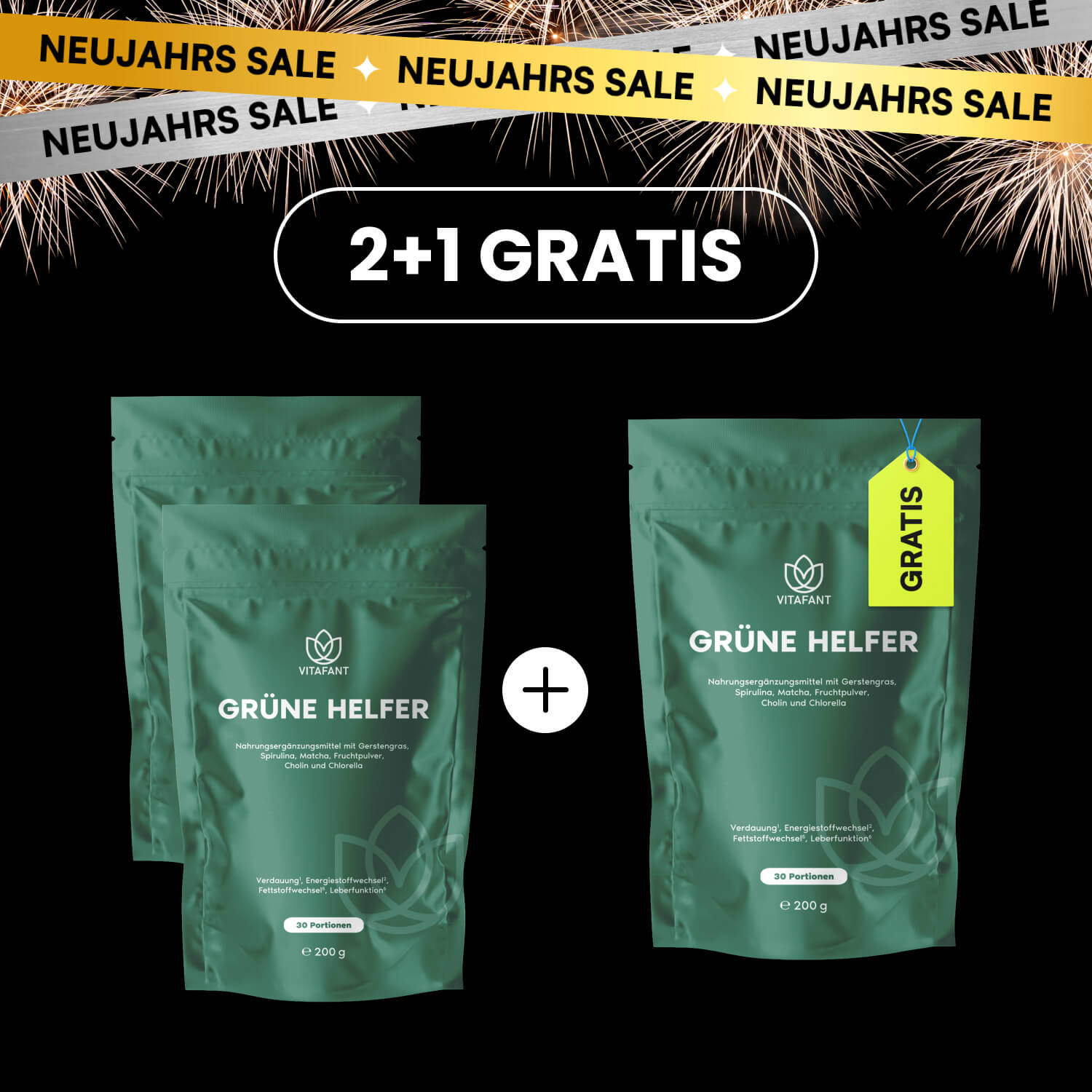 Grüne Helfer 2+1 Gratis
