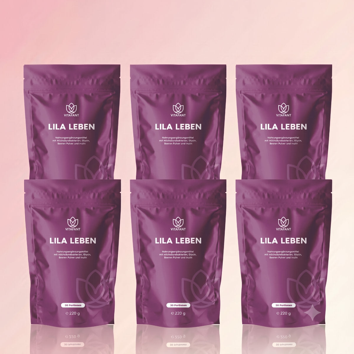 Lila Leben 6er Pack
