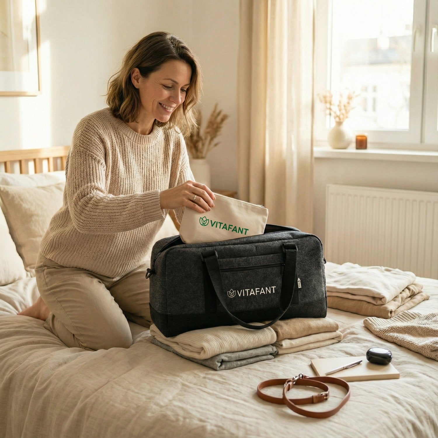 Kosmetiktasche (Baumwolle)