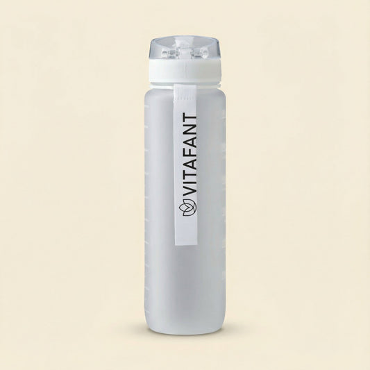 Wasserflasche mit Füllstandsskala (1 Liter)