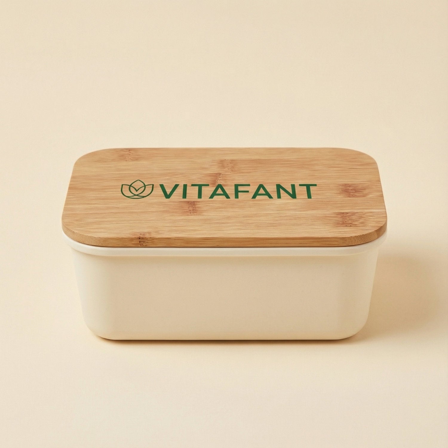 Lunchbox mit Bambus-Deckel