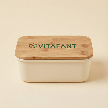Lunchbox mit Bambus-Deckel