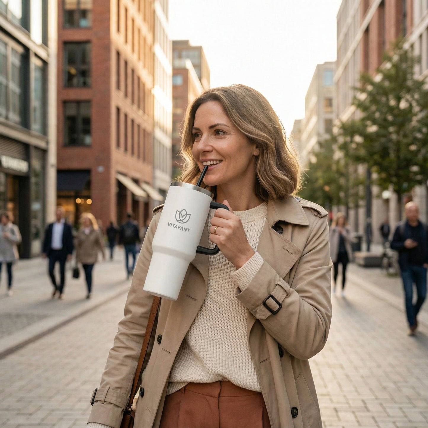 Thermobecher Edelstahl (1,2 l)